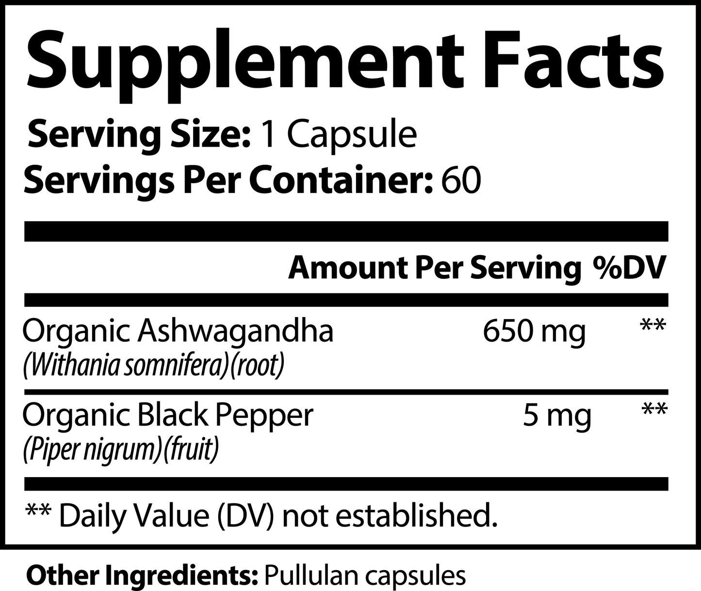 Premium Ashwagandha Supplements